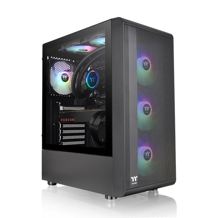 Gabinete Thermaltake S200 TG ARGB (CA-1X2-00M1WN-00) - Color Negro, Media Torre Gabinete Thermaltake S200 TG ARGB (CA-1X2-00M1WN-00) - Color Negro, Media Torre